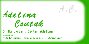 adelina csutak business card